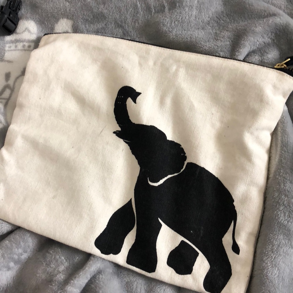 Elephant makeup bag
